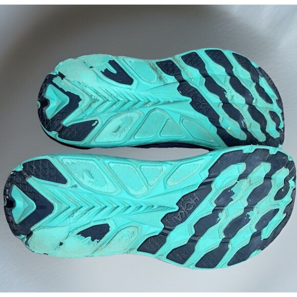 Hoka One One Clifton 8 Running Shoes Womens Navy Outer Space Atlantis Size 10 B - Picture 9 of 10